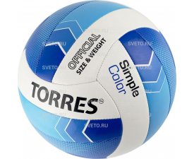 Мяч волейбольный TORRES Simple Color, р.5